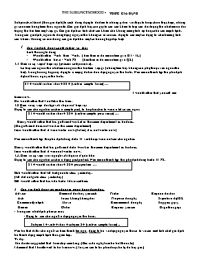 Chuyên đề The subjunctive mood (Thức giả định)
